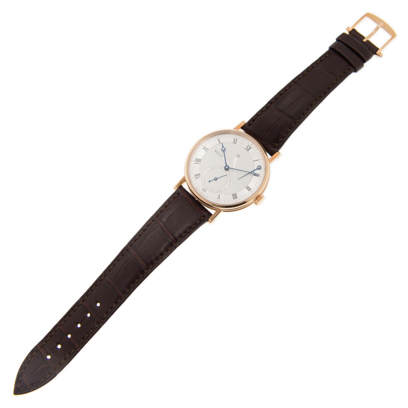 ブレゲ BREGUET CLASSIQUE 18K ローズゴールド シルバーマニュアル ワイルド 5277BR/12/9V6