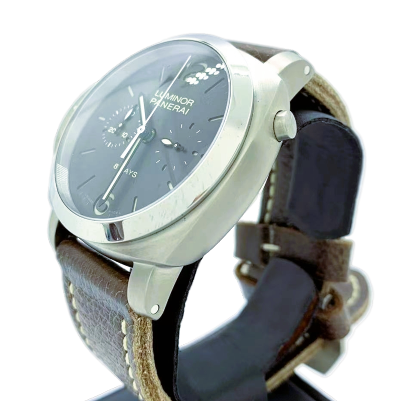 [SALE][中古] PANERAI パネライ PAM00345 ルミノール 1950 クロノグラフ モノプルサンテ レフトハンド 8デイズ チタニオ_2枚目画像