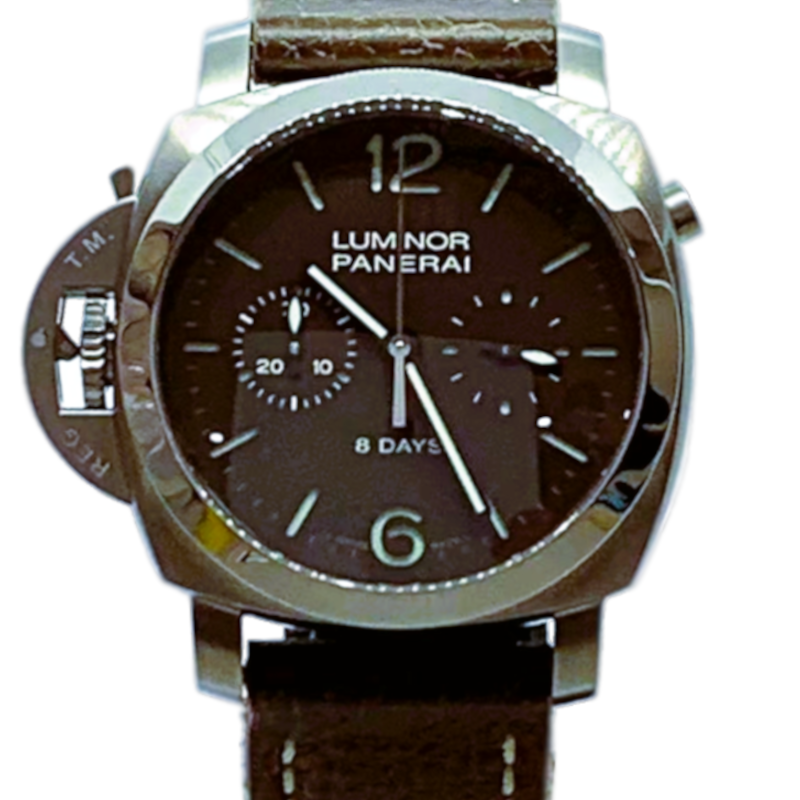 [SALE][中古] PANERAI パネライ PAM00345 ルミノール 1950 クロノグラフ モノプルサンテ レフトハンド 8デイズ チタニオ_6枚目画像