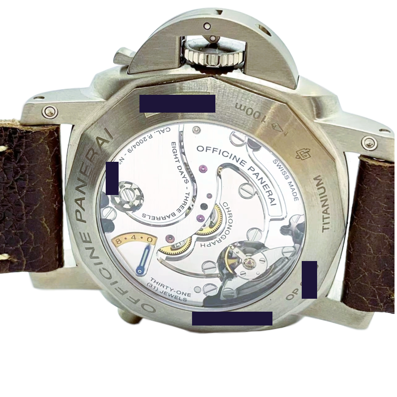 [SALE][中古] PANERAI パネライ PAM00345 ルミノール 1950 クロノグラフ モノプルサンテ レフトハンド 8デイズ チタニオ_3枚目画像