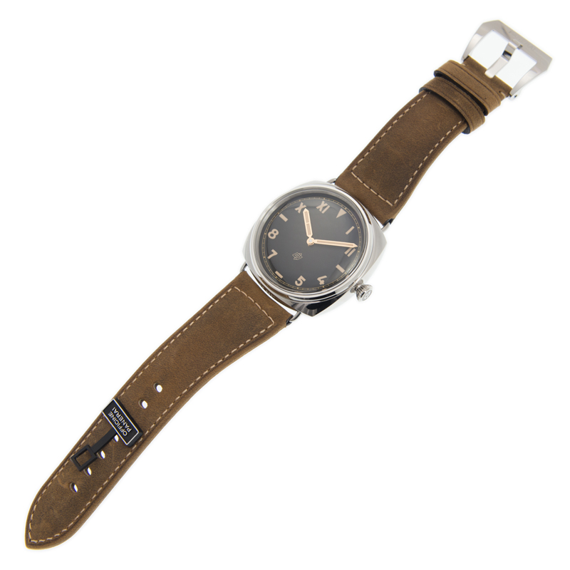 [新品] PANERAI パネライ ラ PAM00424　ジオミール ステンレス ブラック 手巻き