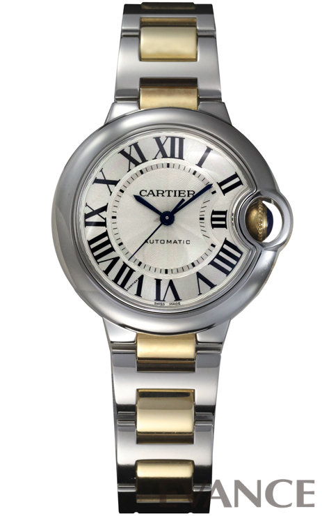 CARTIER / カルティエ バロンブルー MM　YGコンビ