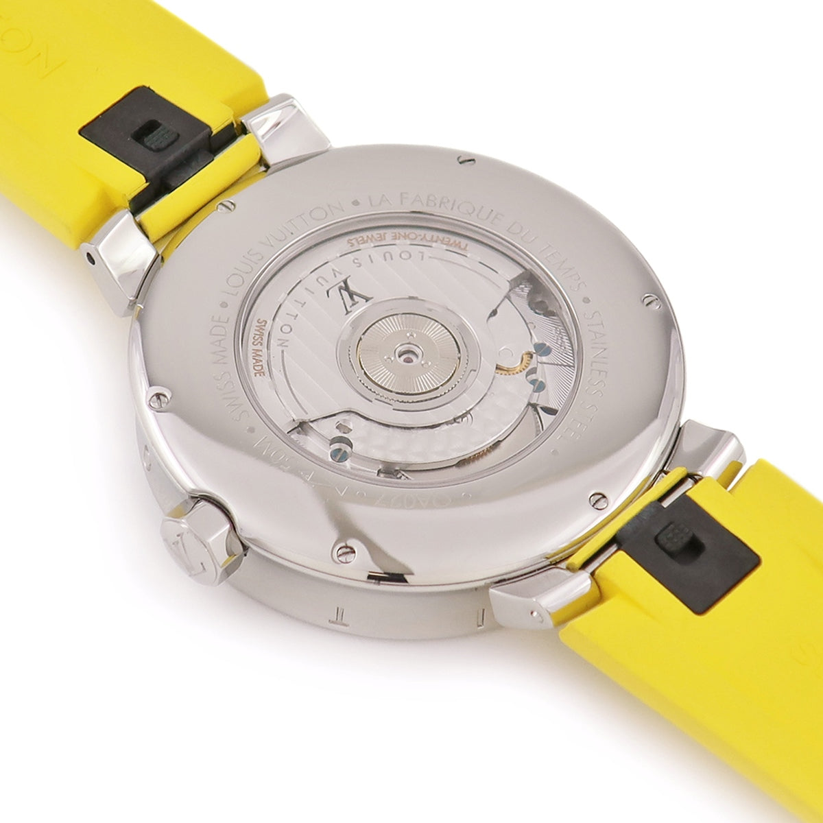 タンブール ムーン GMT QA027 自動巻き メンズ 青 2タイムゾーン_1枚目画像