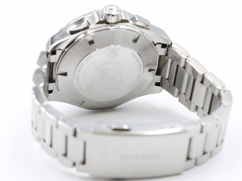 【TAG HEUER タグホイヤー】CAY2110 アクアレーサー クロノグラフ SS 44mm 自動巻 デイト メンズ_2枚目画像
