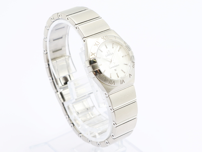 【 オメガ OMEGA 】 コンステレーション ホワイトシェル SS クォ―ツ レディース 箱、保 新着 13169-1_6枚目画像