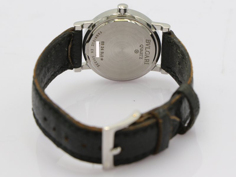 【 ブルガリ BVLGARI 】 BB26SLD ブルガリブルガリ SS/革 クォーツ デイト レディース 保 箱 新着 13269-0_3枚目画像