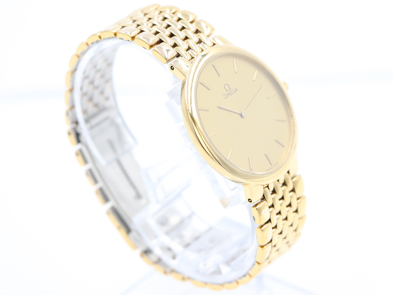 【 オメガ OMEGA 】 デヴィル クォーツ GP/SS 33mm メンズ 新着 14079-0_3枚目画像