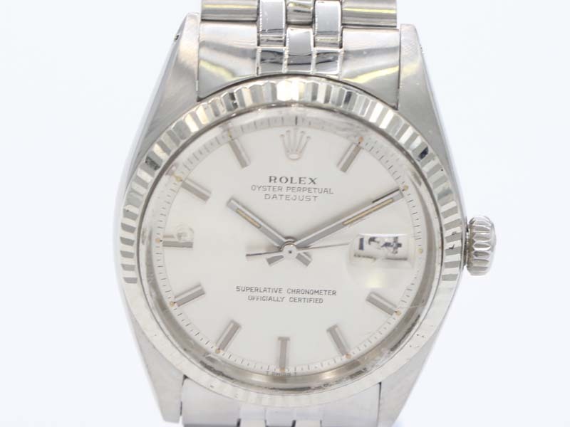 【 ROLEX ロレックス 】1601 デイトジャスト アンティーク ファットボーイ SS 自動巻 メンズ 新着 71080-1