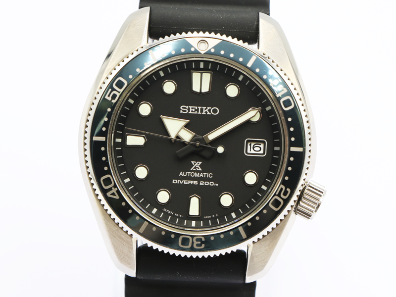 【 セイコー SEIKO 】 6R15-04G0/SBDC063 プロスペックス ダイバースキューバ SS/ラバー 自動巻 デイト メンズ 箱 保 76175-1