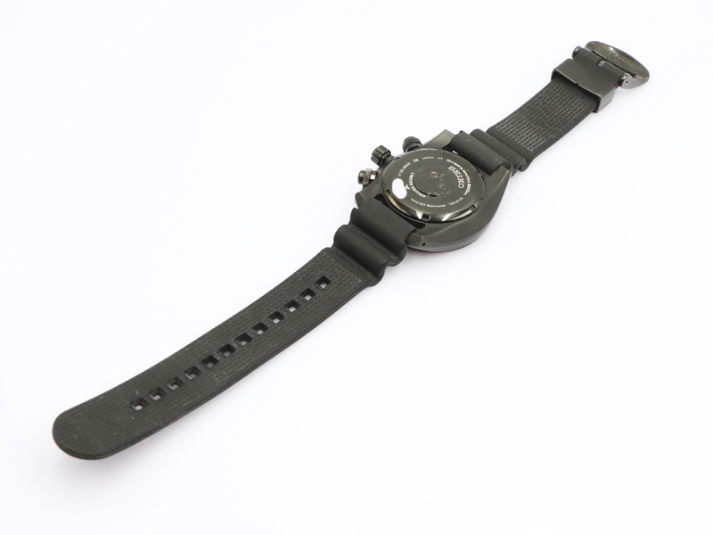 【 セイコー SEIKO 】 V192-0AE0/SBDL065 プロスペック ダイバースキューバ ブラックシリーズ SS/ラバー ソーラー メンズ 76175-2_1枚目画像